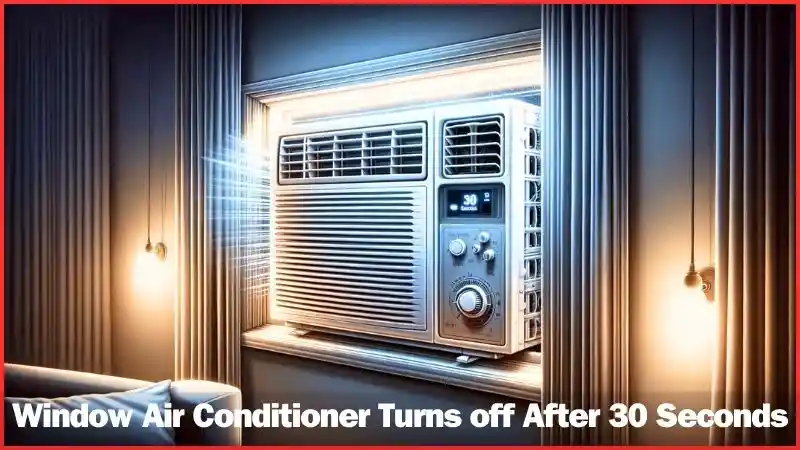 Window Air Conditioner Turns off After 30 Seconds