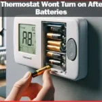 Honeywell Thermostat Wont Turn on After Changing Batteries