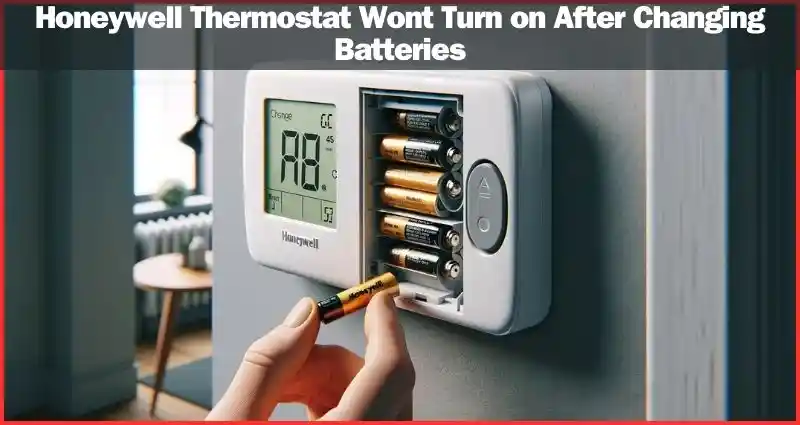 Honeywell Thermostat Wont Turn on After Changing Batteries